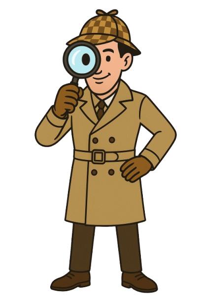 CheckMate Detective Mascot